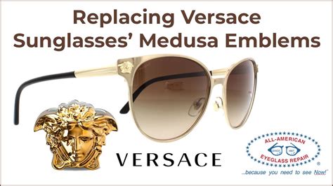 versace sunglasses emblem fell off|versace cancellation policy.